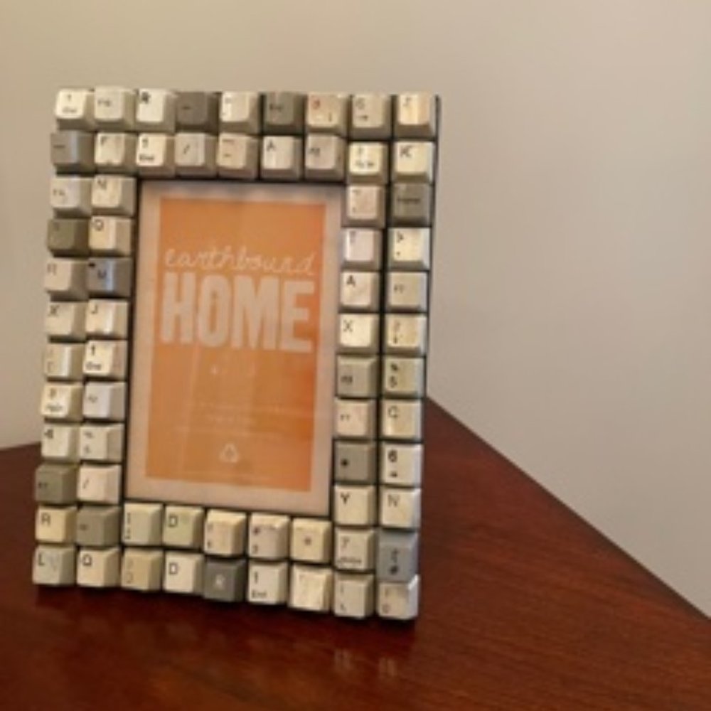 Upcycled Computer Keyboard Keys Frame - Picture 14 of 14